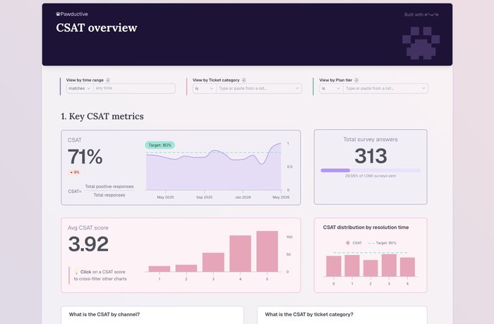 Customer Support and CSAT preview