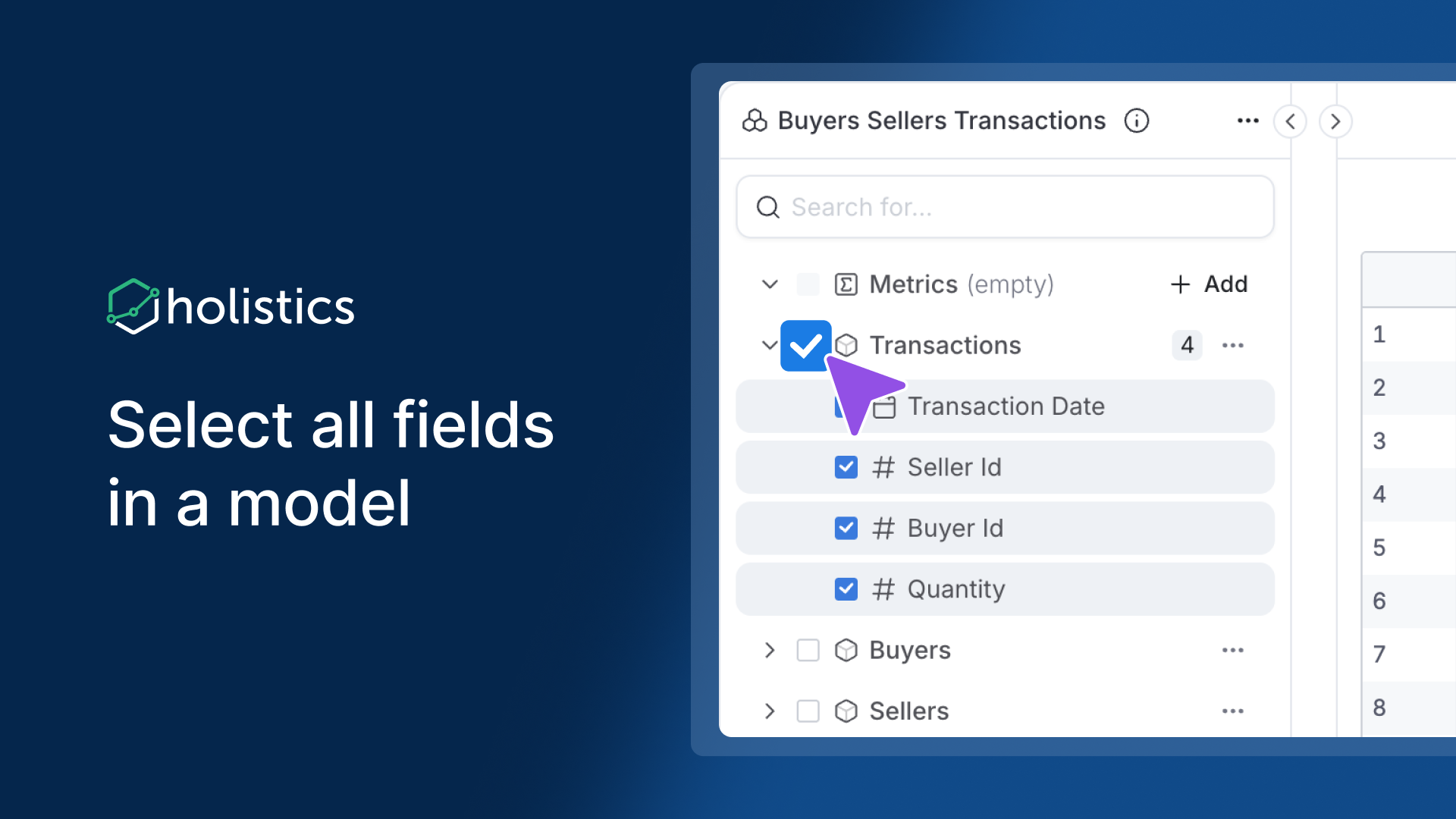 Select all fields in a model