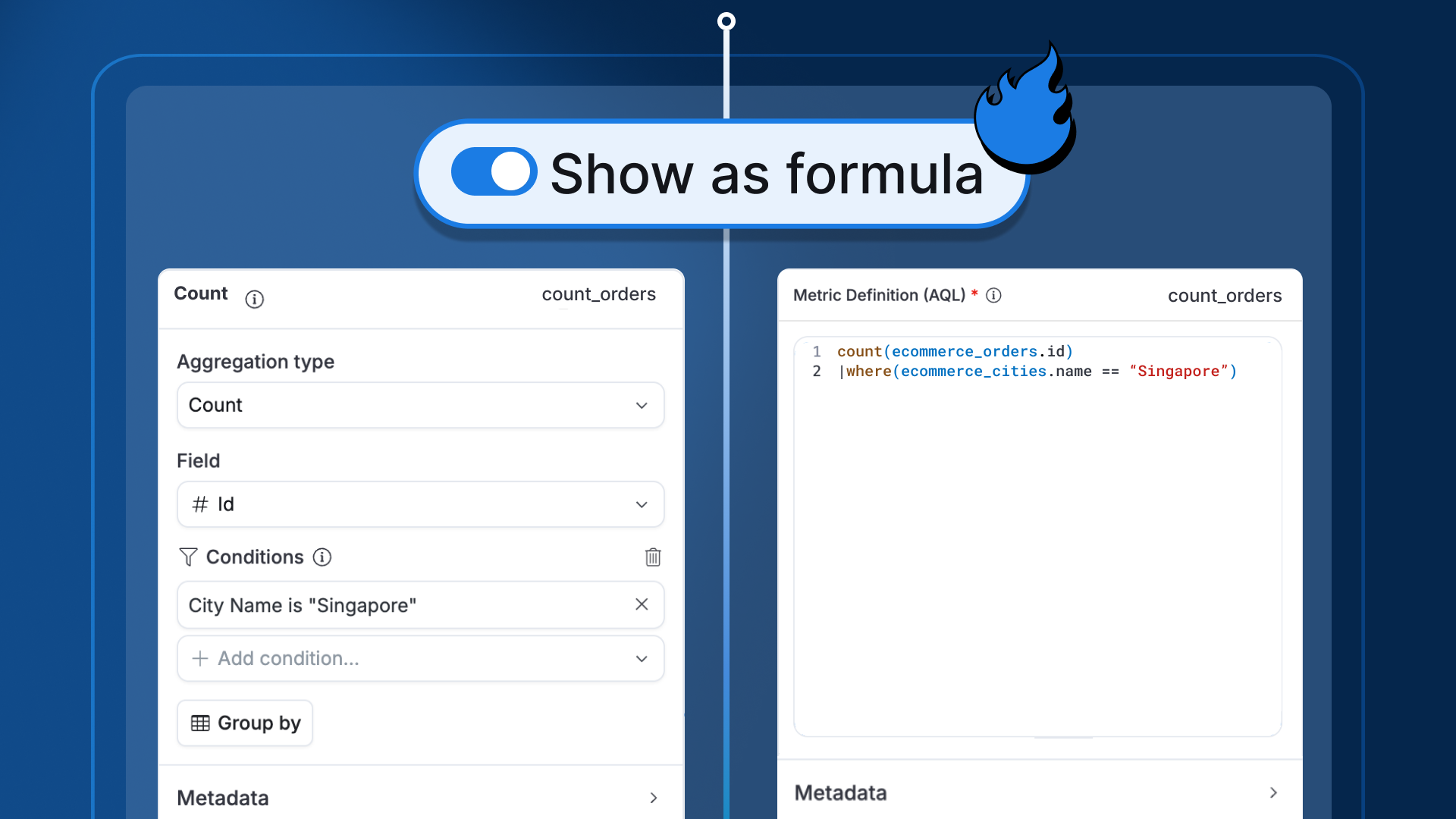 Calculation Builder - GUI vs. Formula switching modes