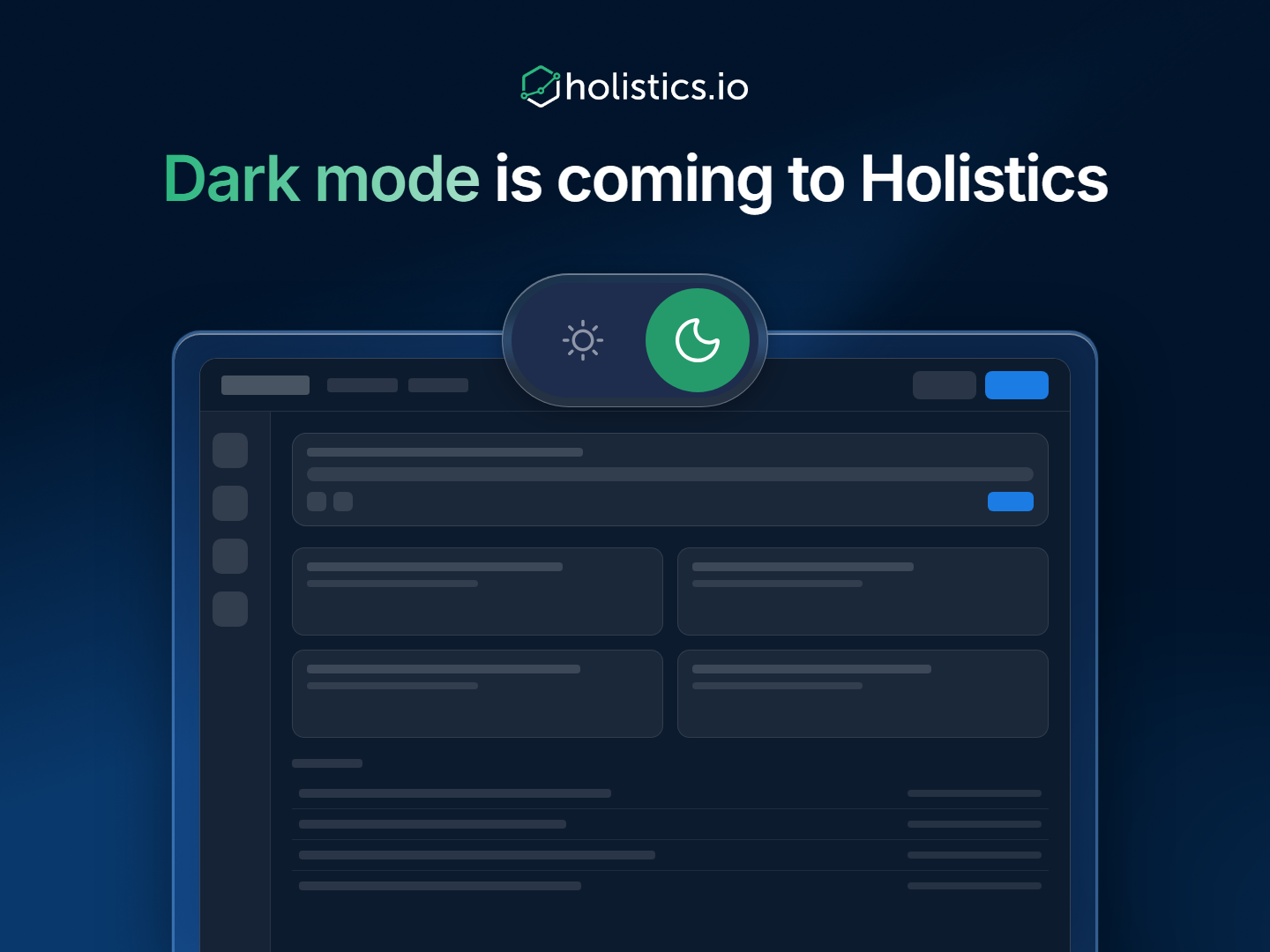 App dark mode
