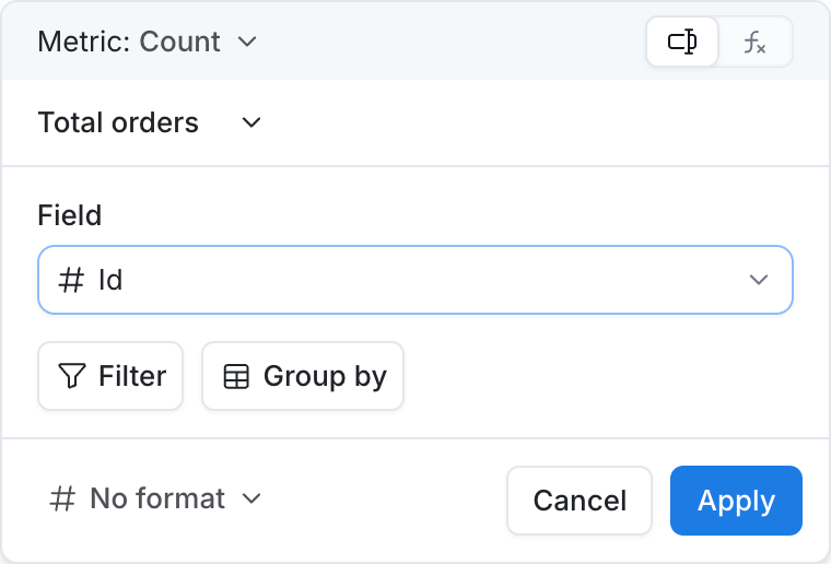 count calculation