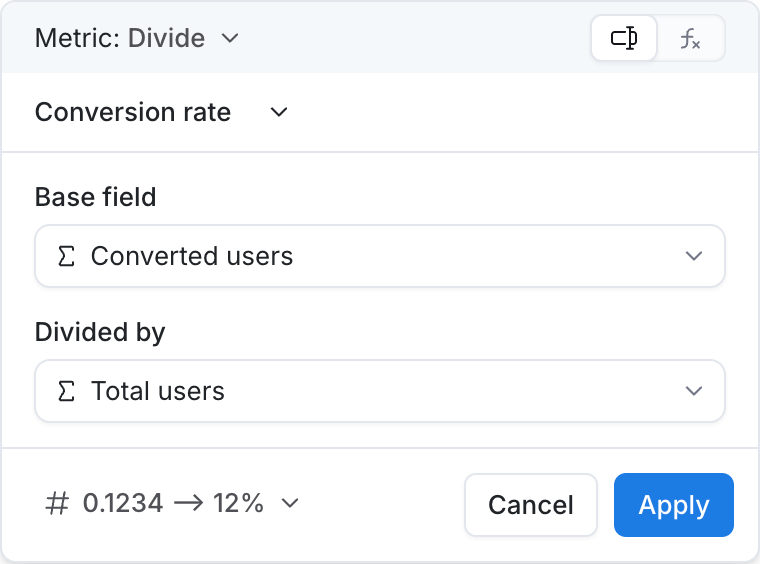 divide calculation