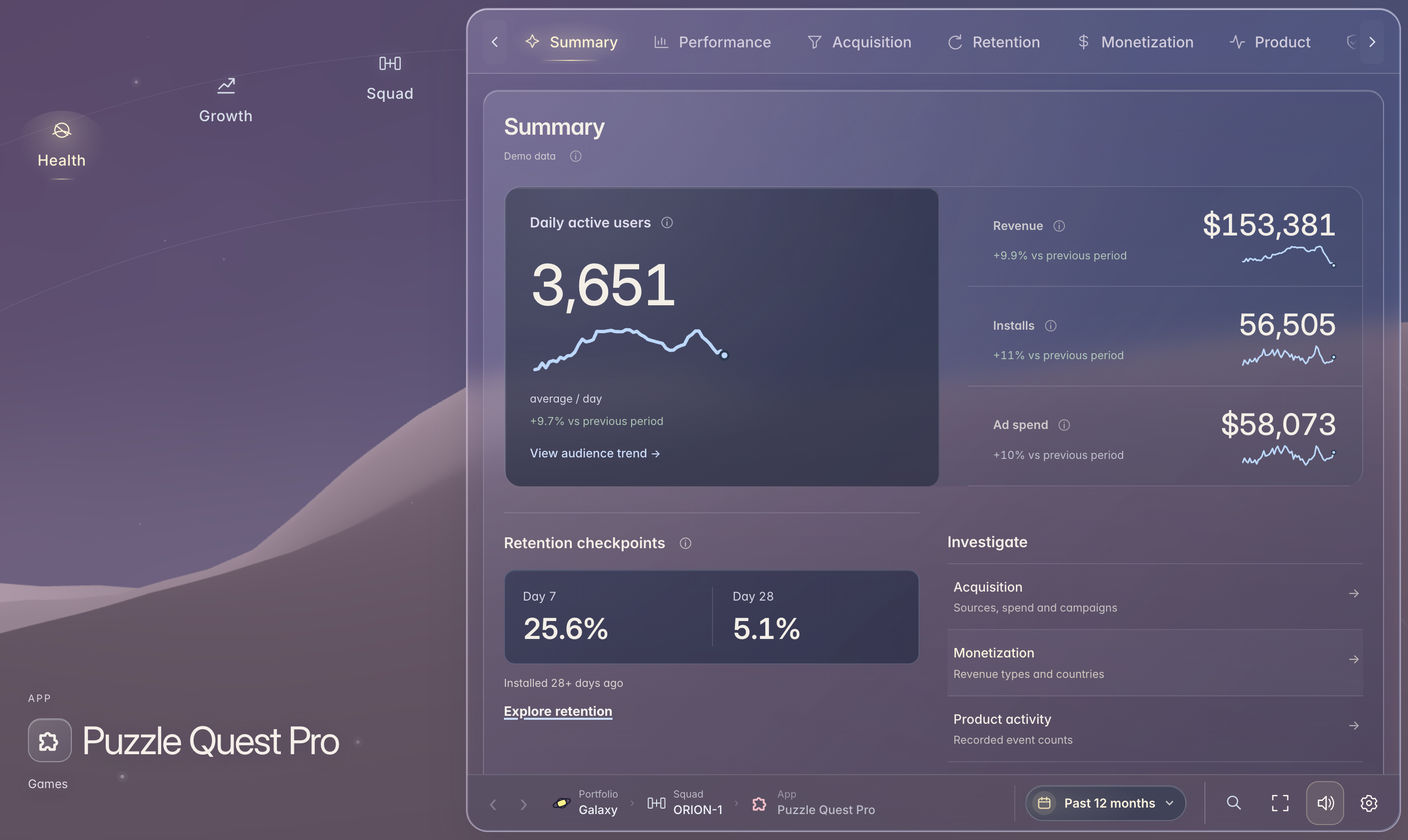 Mobile App Portfolio Health screenshot 2